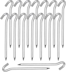 Stevige Tent Haringen van Aluminium, 20 Stuks, Ideaal voor Stabiliteit en Camping Accessoires, Duurzame Grondankers voor Tentgebruik — thumbnail 1