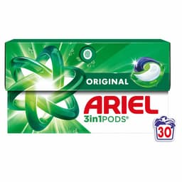 Ariel 3in1 Wasmiddel Pods Original - 30 stuks — thumbnail 1