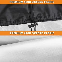 Rotating Clothesline Cover - Waterdichte en Duurzame Bescherming voor Droogrekken, Geschikt voor Buitengebruik, Zipper Sluiting en 420D Materiaal (165 x 16 x 16 cm) — thumbnail 3