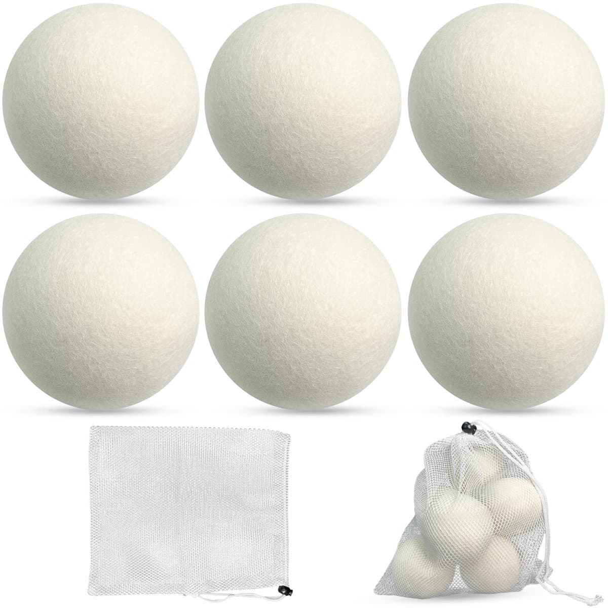 Elzusha - Droogballen voor wasdroger - 100% ecologisch - Diameter 8 cm — afbeelding 1
