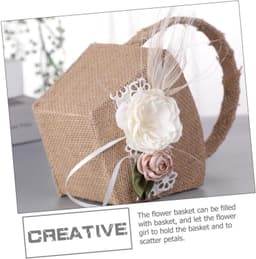 1set Bruiloft Ringkussen Bloemenmeisje Mand Elegante Decoratie Voor Trouwerij Met Bloemenmotief Charmante Afwerking Voor Romantische Ceremonies — thumbnail 3