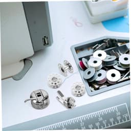 1set Vervangbare Metalen Spoelen Voor Naaiapparaten Duurzame Praktische Naaiaccessoires Voor Huishoudelijke Industriële Machines — thumbnail 4