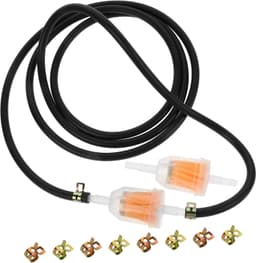 1set Universele Brandstofslang Kit Voor Motorrijders Met Inline Brandstoffilters Slangenklemmen Duurzaam Eenvoudig Te Installeren Voor Vervangingen Van Brandstofslangen — thumbnail 1