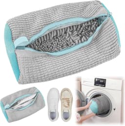 Waszak voor Schoenen - Multifunctionele Herbruikbare Waszak voor Alle Schoenen en Maten, Beschermt Schoenen en Wasmachine (Grijs) — thumbnail 1