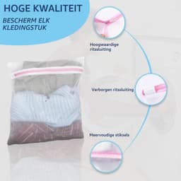 Wasnet - 50 x 60 cm - Verborgen rits - Polyester — thumbnail 5