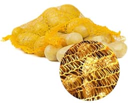 Ritselzakken voor groenten en fruit (12,5 kg) - 10 bruine groentezakken met optimale ventilatie — thumbnail 1