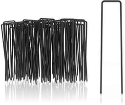 Grondankers van koolstofstaal - Robuuste haringen voor tuin en camping - 100 stuks - 150x25x3mm — thumbnail 1