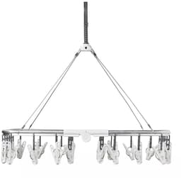 ProPlus Droogcarrousel – Aluminium – Inklapbaar – 32 Knijpers – Compact — thumbnail 3