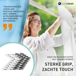 Wasknijpers Bloem - 20 Stuks in Grijs, Wit en Groen - Premium Kwaliteit voor Uw Huishouden — thumbnail 5
