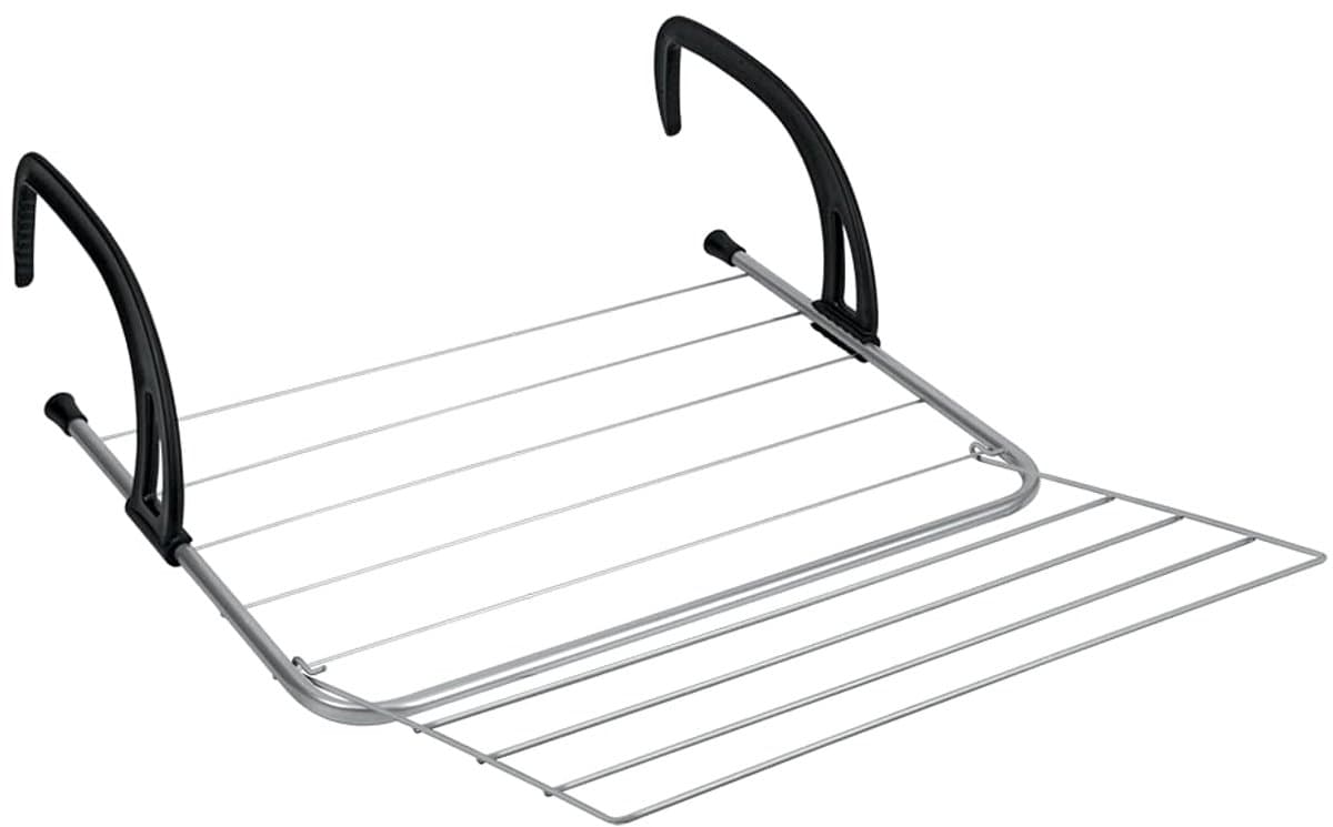 Ibenzoa® Verstelbaar droogrek voor balkon en verwarming met uitklapbare functie — afbeelding 1