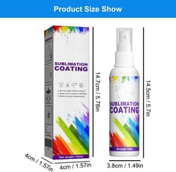 Sublimatie Coatingspray - Sneldrogende Spray - Textiel Bedrukken - Verbetert Kleurintensiteit - 100 ml - Transparant — thumbnail 5