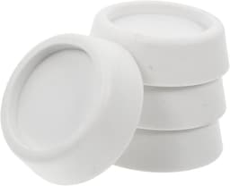 Wasmachine Matten - Vloerbeschermers Stabilisatoren - Apparaten Stabiliseren - Vibratie Dempend - 6.5x6.5x2 cm - Wit — thumbnail 1