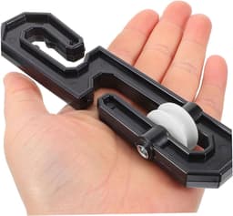 Waslijn Katrollen - Waslijn Spanners - Was Drogen - Voorkomt Uitslippen - 145 cm - Zwart — thumbnail 5
