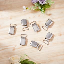Allecto - IJzeren Tapijtclips - Zware Wandclips voor Tapijt - Platina - Hangende Clips voor Handdoek en Sjaal - 15 Stuks - Geschikt voor Diverse To... — thumbnail 3