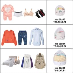 3 Delicate Waszakken van Dikke Mesh voor de Wasmachine, Ideaal voor Thuis en Hotels (30x40, 40x50cm, 50x60cm) — thumbnail 5