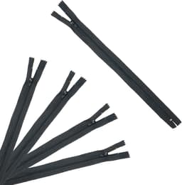Trimz 30 cm (~ 12 inch) Navy one Way End Stop Zip met 4 mm tanden 5 stuks, polyester, 30 cm — thumbnail 5