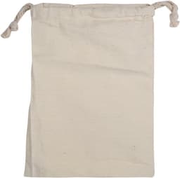 Multifunctionele Katoenen Trekkoord Tas voor Thuis, Stofdicht en Ademend, Ideaal voor Was, Reizen en Outdoor Activiteiten (15x20cm) — thumbnail 1