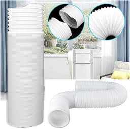Airco Afvoerslang - Flexibele Buis - Koeling Optimaliseren - Universele Compatibiliteit - 150 mm Diameter - Wit — thumbnail 4