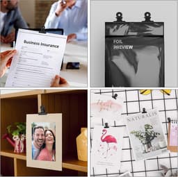Kleine Bulldog Clips Zwart Metaal (50 stuks) - Sterke Briefklemmen — thumbnail 2