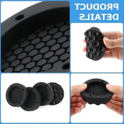 Antislip wasmachine-voetkussens - 4 stuks rubberen voetkussens voor droger en vaatwasser, geluiddemping en stabiliteit — thumbnail 4