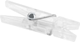 Dailygoods- Mini Wasknijpers 300 Stuks - Transparant - Kunststof - Kleine Knijpers - Duurzaam - Metalen Veer - Ideaal voor Knutselen — thumbnail 3