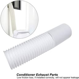 Dailygoody - Airconditionerslang - Universeel - Flexibel - 13cm*2M - Vervangingsonderdeel - Geschikt voor Draagbare Airco's - PP-Materiaal — thumbnail 4