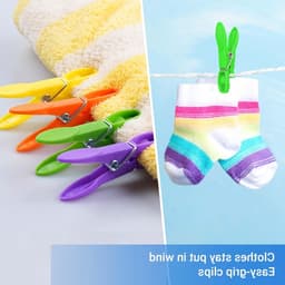 Set van 48 Kledingknijpers voor Binnen en Buiten - Duurzaam, Multifunctioneel en Handig voor Kleding en Decoratie — thumbnail 2
