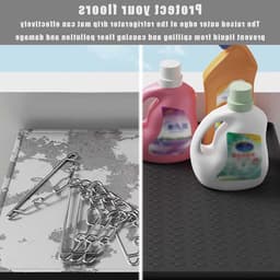 Herbruikbare Druppelbak 60x60 cm, Silicone Mat voor Koelkast, Wasmachine en Wijnkasten, Antislip en Waterdicht — thumbnail 3