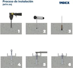 Keilanker M12 - Metaalanker Ankerbout - Hoge Belasting - A4 Roestvrij Staal - M12 x 140 mm - Zilverkleurig — thumbnail 3