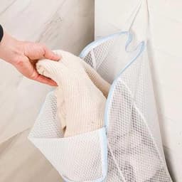 Grote wasnetten voor wasmachine, 3 stuks, herbruikbare waszakken met ritssluiting en handgrepen, ideaal voor kleding, lingerie en sokken (50 x 60 cm) — thumbnail 3