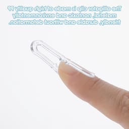 Dailygoods- Krokodillenclips 200 stuks - U-vormige Kunststof Clips - Antislip Grip - Lichtgewicht - Herbruikbaar - 38 mm - Stofclips — thumbnail 4