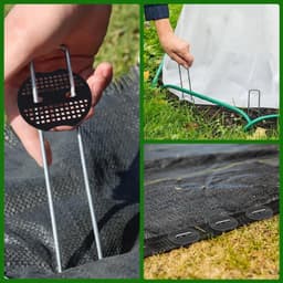 Allecto - Grondankers - 50 Stuks - Roestvrij staal - Tuin en Camping - Sterke bevestiging - Ideaal voor buitengebruik - Metalen ringen — thumbnail 2