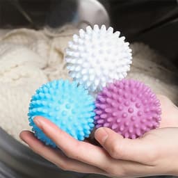 6 stuks - Wasballen - Vlekverwijderende en anti-klit wonderballen - Anti-knoop filterballen voor de was - Wasballen speciaal voor de wasmachine - Gebruikt om kleding te verzachten, kreukels te verminderen en statische elektriciteit tegen te gaan — thumbnail 5