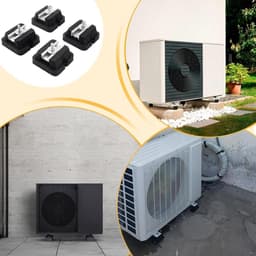 Montagebeugel Airco - Condensor Steun - Trillingen Dempen - Versterkte Ondersteuning - 4 Delig - Meerkleurig — thumbnail 2