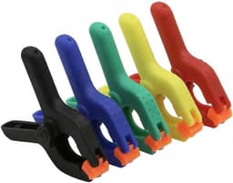 Kleine Klemmen - Plastic Clips - Hobby Werk - Verstelbaar Ontwerp - 5 Stuks - Mix — thumbnail 1