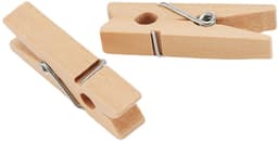 Dailygoods- Wasknijpers Mini Houten - Set van 400 - 3,5 x 0,7 cm - Voor Knutselen - Doe-het-zelf Decoratie - Betrouwbare Grip - Knutselmateriaal — thumbnail 2