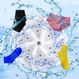 Mini Wasmachine - Draagbare Ultrasonische Turbo Wasmachine met USB-interface - Reiswasmachine voor Kamperen — thumbnail 2