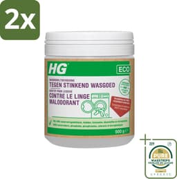 HG Eco Wasmiddeltoevoeging tegen Stinkend Wasgoed 500 gr - Voordeelverpakking - 2 stuks - Stinkend wasgoed - Wasgeur — thumbnail 1