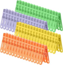 Kleurige kunststof wasknijpers voor handdoeken en kleding – 60 stuks — thumbnail 1