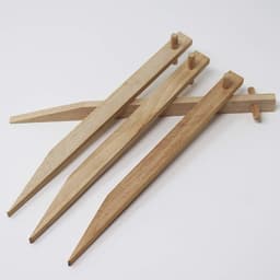 Houten Grondankers 30 cm - Natuurlijke Bevestigingsankers voor Tuin en Landschap — thumbnail 1