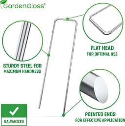 Stevige Antiroest Grondankers voor Tuin en Camping - 250 Stuks - 150 mm Lang — thumbnail 5
