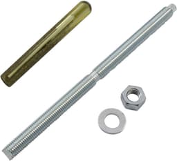Verzinkt Ankerstaaf M12 x 220mm met Composiet Ankerpatroon voor Diverse Doorsteekinstallaties — thumbnail 1