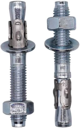 Wigankers Metaal - Pluggen Bouten - Stevig Bevestigen - Verzinkt Staal - M14 x 140 mm — thumbnail 3
