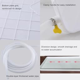 Wateropvangbak voor Airconditioner - Geschikt voor Binnen en Buiten - Perfecte Oplossing tegen Waterlekkage — thumbnail 5