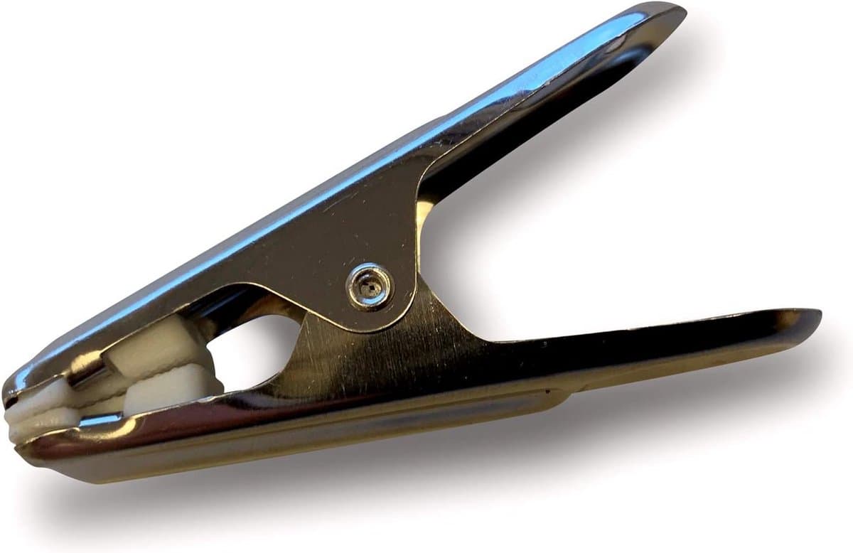 Set van 80 roestvrijstalen wasknijpers - 6,5 cm met antislip grip — afbeelding 1
