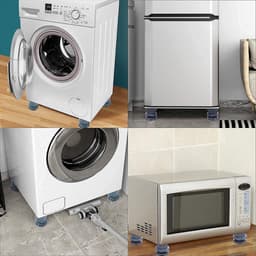4pcs trillingsdempers, Wasmachine, Verstelbare trillingsdempers, Verstelbare hoogte 7-10cm, Wasmachine Rubberen voeten voor wasmachines en droger — thumbnail 3
