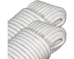 - Braided Cotton Clothesline - 20 Meter - 6mm - Set of 2