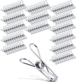 Ibenzoa® Roestvrijstalen Wasknijpers Set van 140 Stuks voor Kleding en Huishoudelijk Gebruik — thumbnail 1