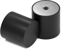 Rubbermagazijn - Trillingsvoet - Type E - 30x20mm - M8 - Set 10 stuks — thumbnail 2