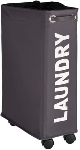 Wasmand Wenko Quadro Polyester Grijs 60x40x18.5cm — thumbnail 5